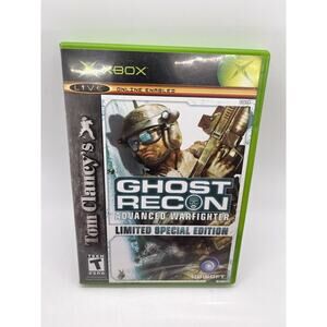 Tom Clancy's Ghost Recon Advanced Warfighter Xbox CIB 2-DISC LIMITED EDITION